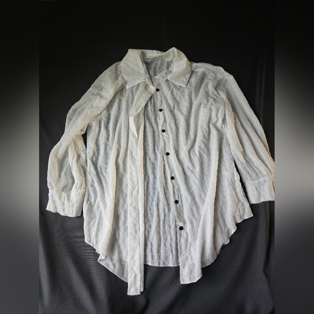 White Button-Up Shirt